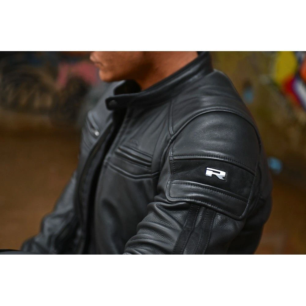 Richa Retro Racing Jacket Black Edition 5 Richa Retro Racing Jacket Black Edition - Afbeelding 5
